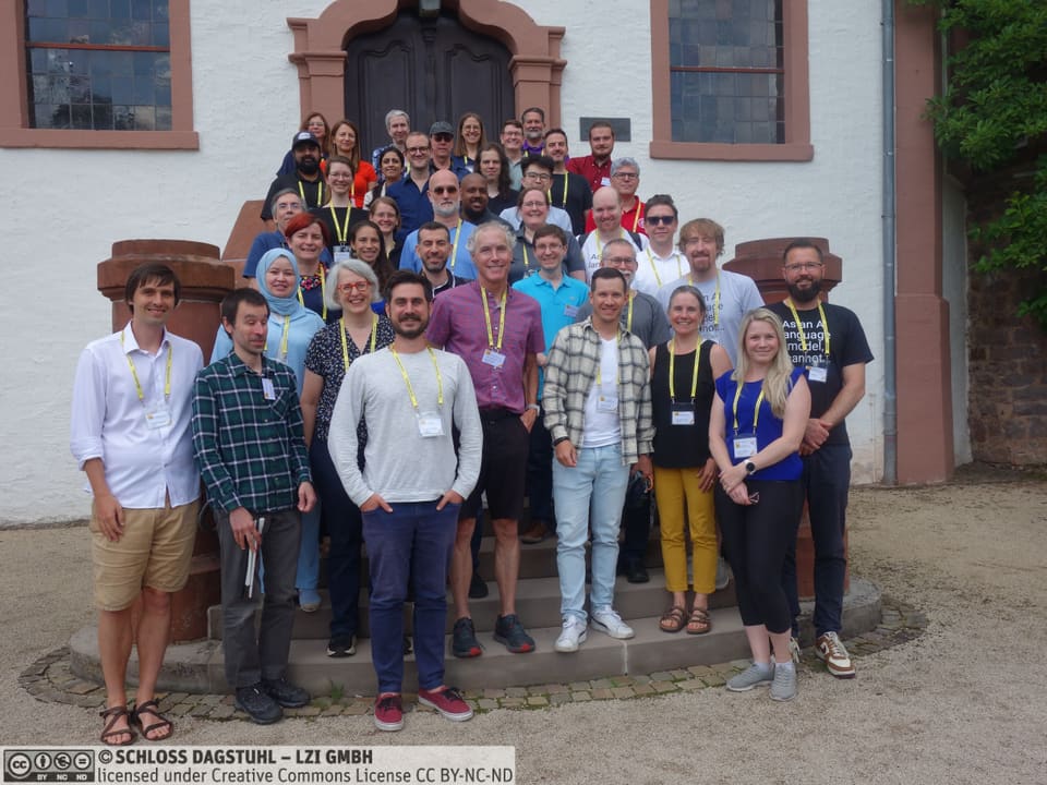 Dr. Stephen MacNeil at the Dagstuhl Seminar in Germany in 2025