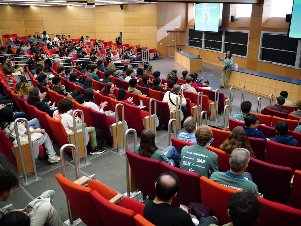 OwlHacks Opening Ceremony in the College of Science and Technology