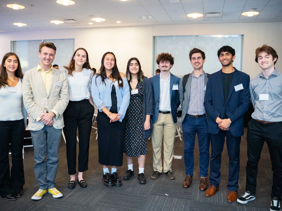 Professor Stephen MacNeil with ACM Award winners from 2025