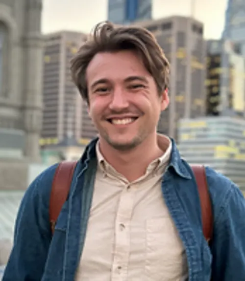 A headshot-style photograph of Ian Applebaum