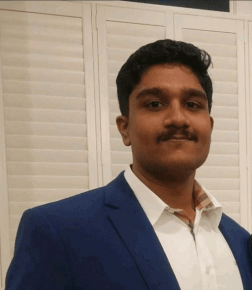 A headshot-style photograph of Jeffin Johnykutty