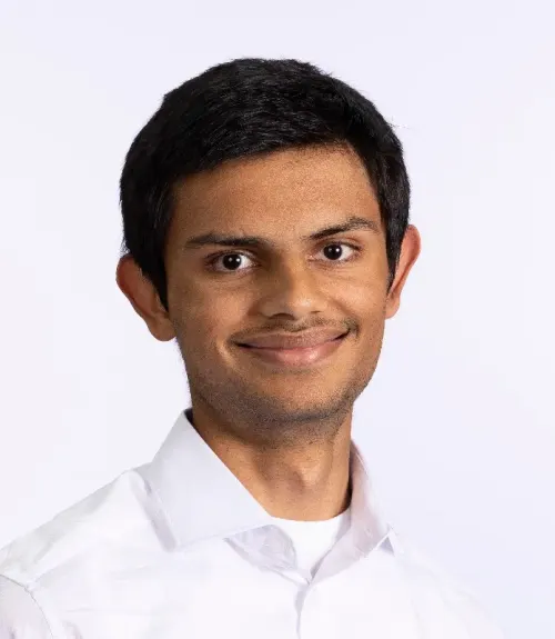 A headshot-style photograph of Parth Patel