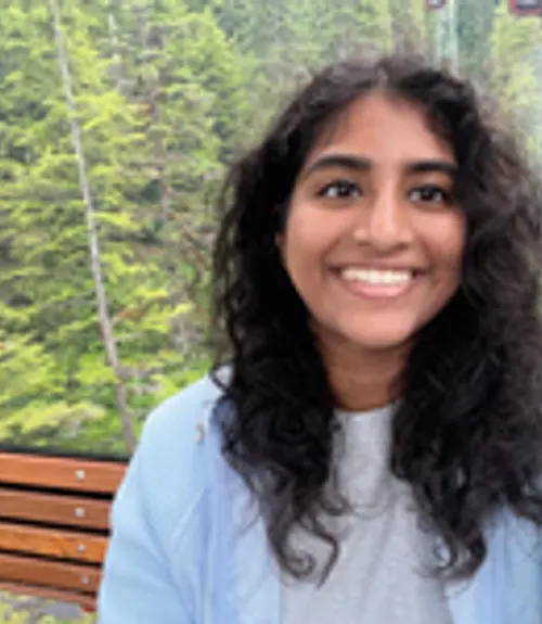 A headshot-style photograph of Srishty Muthusekaran