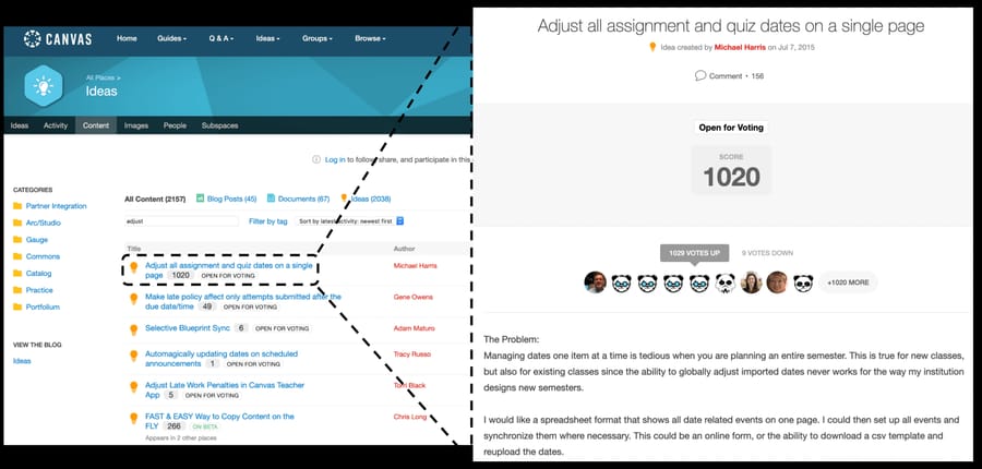 End-User Design in Canvas