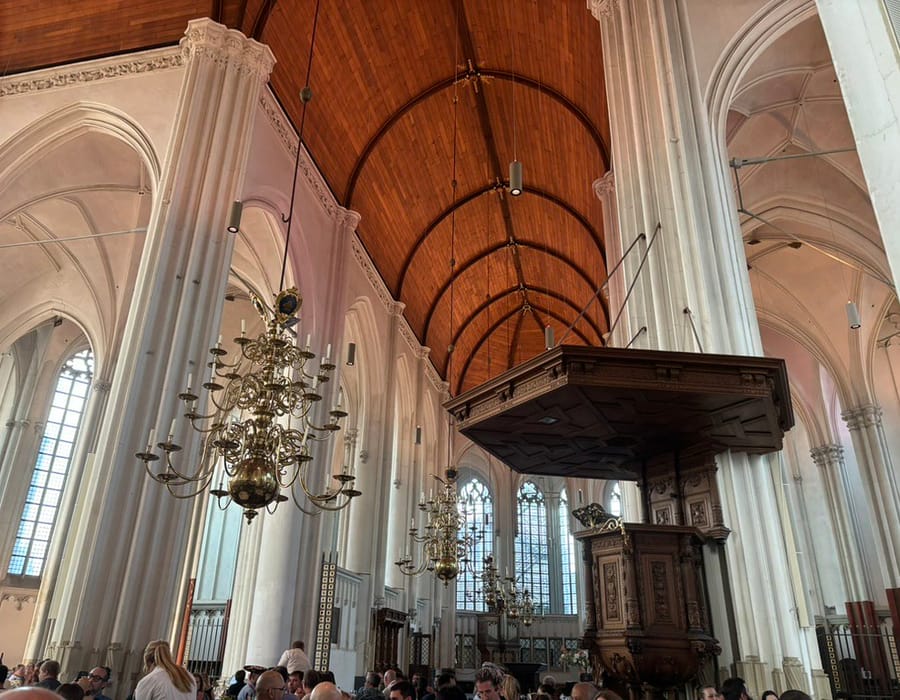 Dinner in a Church in Nijmegen