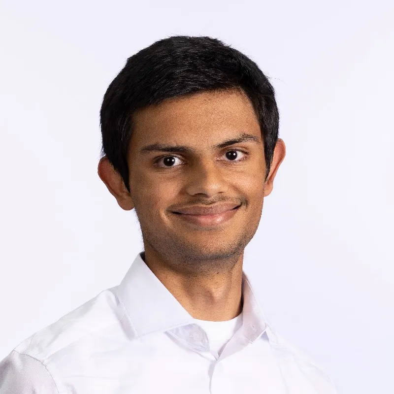 A headshot-style photograph of Parth Patel