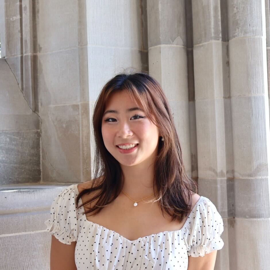 A headshot-style photograph of Sophie Chen