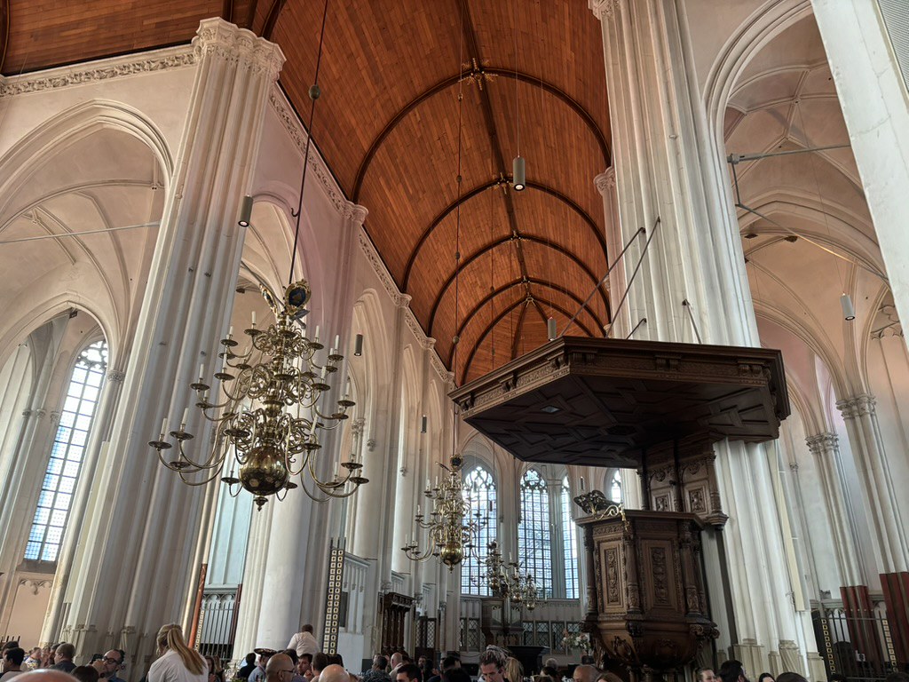 Dinner in a Church in Nijmegen